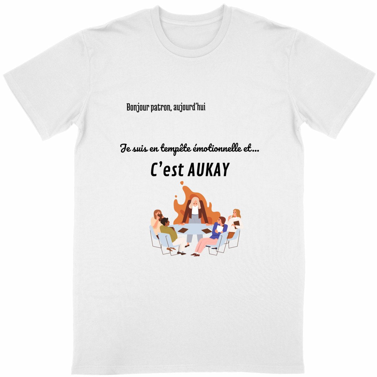 T-shirt Unisexe Classique Tempête Émotionnelle