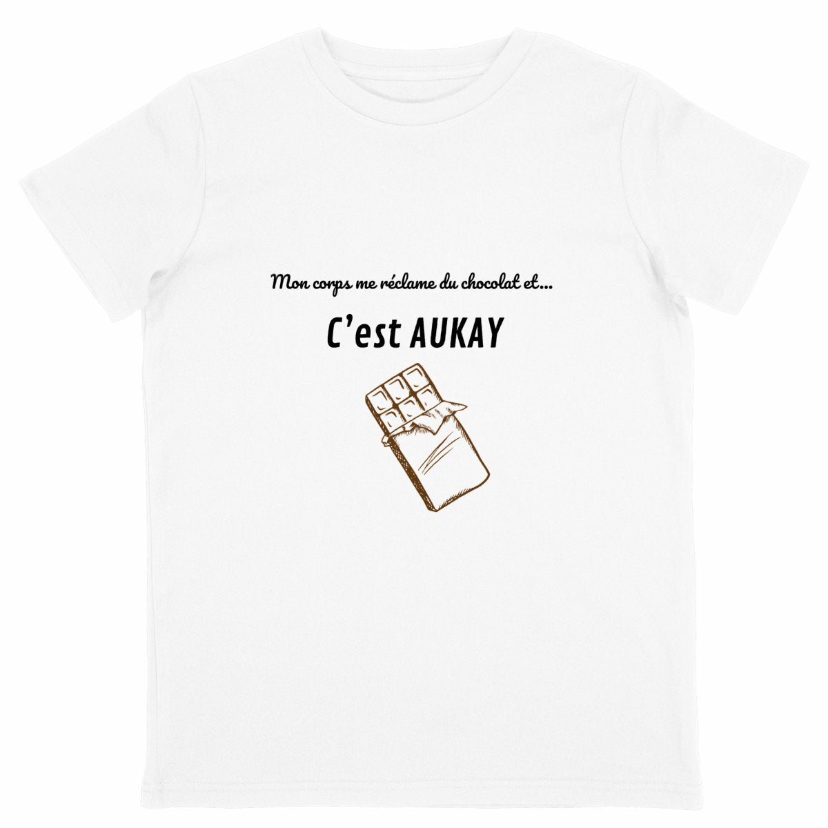T-shirt Enfant Léger - Mon Corps Me Réclame Du Chocolat