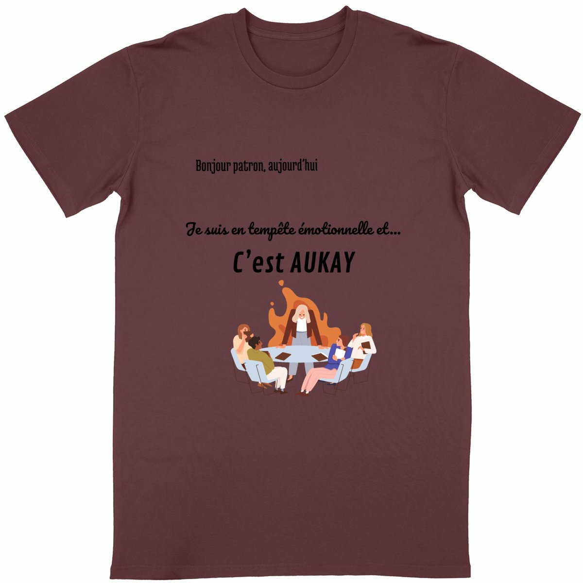 T-shirt Unisexe Classique Tempête Émotionnelle