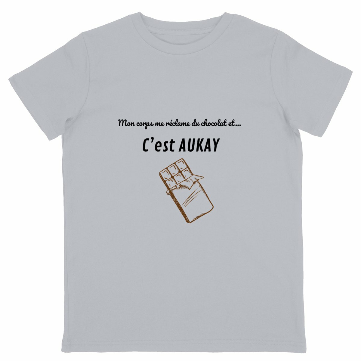 T-shirt Enfant Léger - Mon Corps Me Réclame Du Chocolat