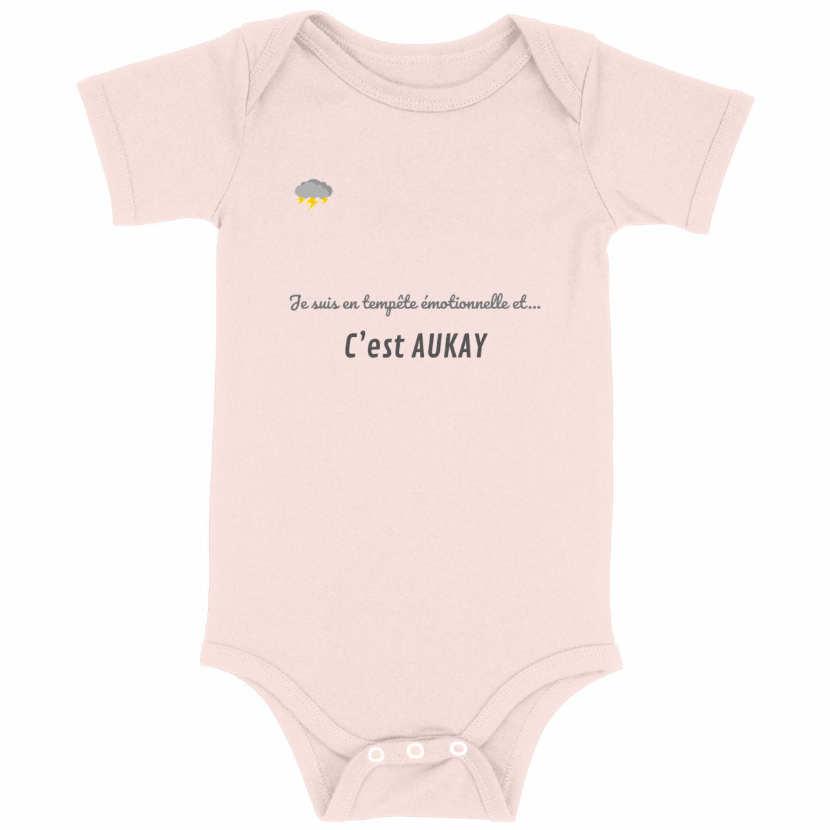 Body bébé tempête émotionnelle humoristique
