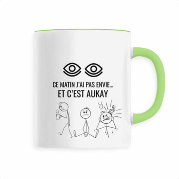 Mug céramique J'ai pas envie !