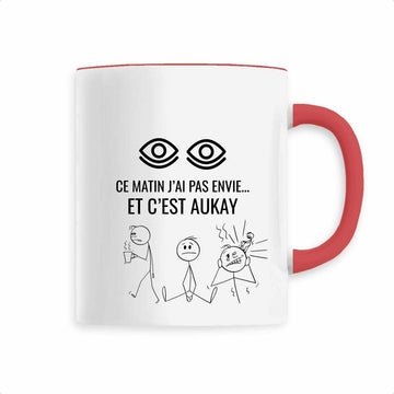 Mug céramique J'ai pas envie ! - face_2