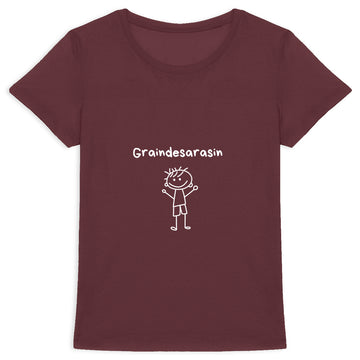 T-shirt Femme Epais Graindesarasin Caricature
