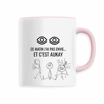 Mug céramique J'ai pas envie ! - face_3