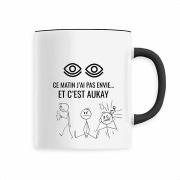 Mug céramique J'ai pas envie ! - face_4