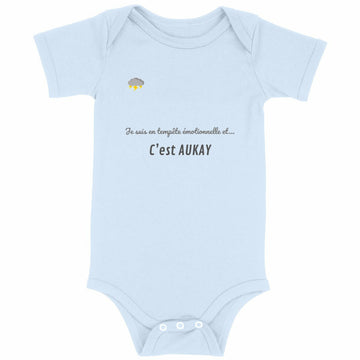 Body bébé tempête émotionnelle humoristique