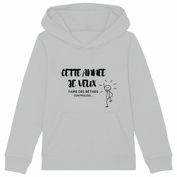 Sweat à capuche Epais Enfant - Pull Humour Noël Enfant