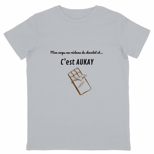 T-shirt Enfant Léger - Mon Corps Me Réclame Du Chocolat
