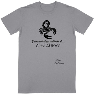T-shirt Unisexe Classique Scorpion Astrologie