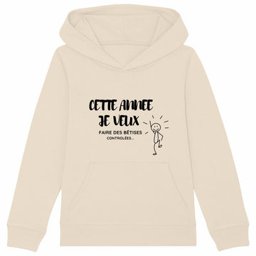 Sweat à capuche Epais Enfant - Pull Humour Noël Enfant