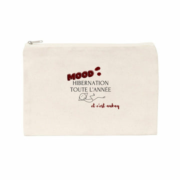 Pochette en coton recyclé - Hibernation Mood