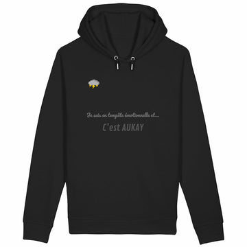 Sweat à capuche avec poches latérales - Tempête Émotionnelle