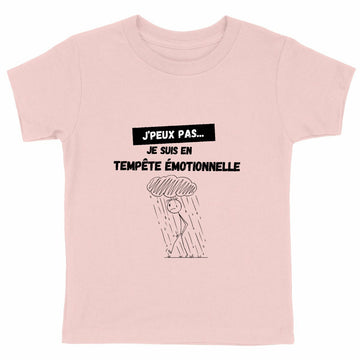 T-shirt Enfant Epais - Tempête Émotionnelle J'peux Pas